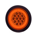 Faro Posterior 4" Ojo De Angel Aro Jebe 12V 24V Ambar 1030E