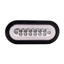 Faro Lateral. Ovalado 35Led/Neon Aro Jebe 12V 24V Blanco 1039E