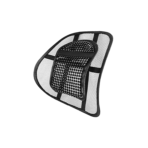 Respaldar Lumbar Para Asiento Tejido Con Bolitas