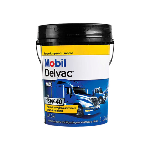 Aceite Delvac (Mx 15w40) Tapa Negra Balde 5 gl Mobil