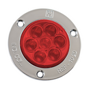 Faro Lateral Redondo2" 7Led Aro Plastico Cromado 12/24V Plast Innova