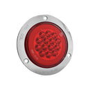 Faro Posterior Ojo De Angel 4" Aro Plastico Cromado 12/24v Rojo Plast Innova