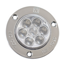 Faro Lateral Redondo2" 7Led Aro Plastico Cromado 12/24V Plast Innova