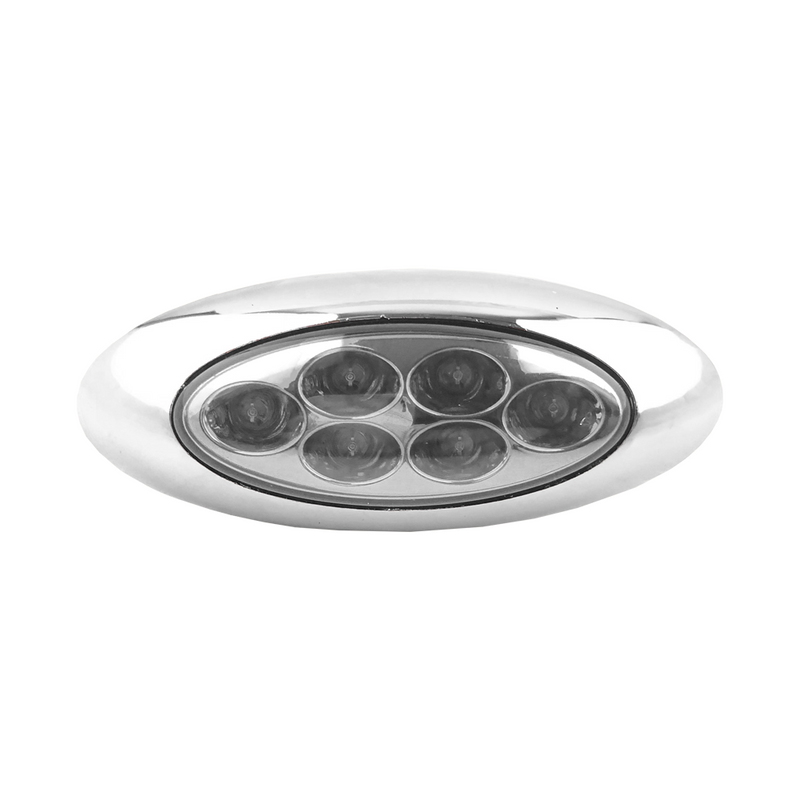 Faro Lateral Ovalado 06 Led 12/24V Plast Innova