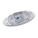 Faro Lateral Cromado 06 Luz LED 24V Blanco