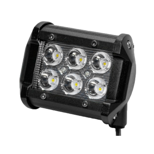 Faro De Trabajo, Barra Luz 6 Led 12/24v 18w