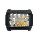 Faro De Trabajo, Barra Luz Led 60W dual Flash Luz 10 cm Blanca-Amarilla