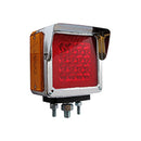 Faro Cuadrado Mica Destellante 76 led Ambar/Rojo/Pc (Gpc-969-1040i ) Plast Innova