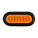 Faro Lateral Ovalado 35Led/Neon Aro Jebe Destellante Plast Innova