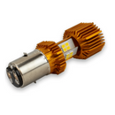 Foco Delantero 8 LED 2 polos para Moto Luz Blanca