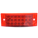 Faro Lateral Rectangular 21LED Multivoltaje - IP66 SD-4043 Rojo