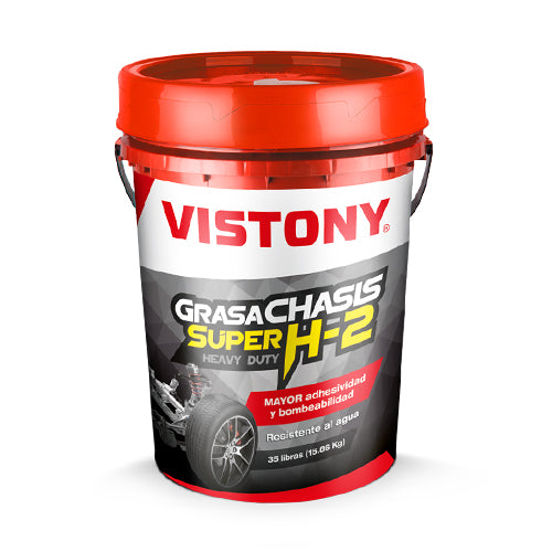 Grasa Chasis Super H2 Rojo 35L Balde Vinstony